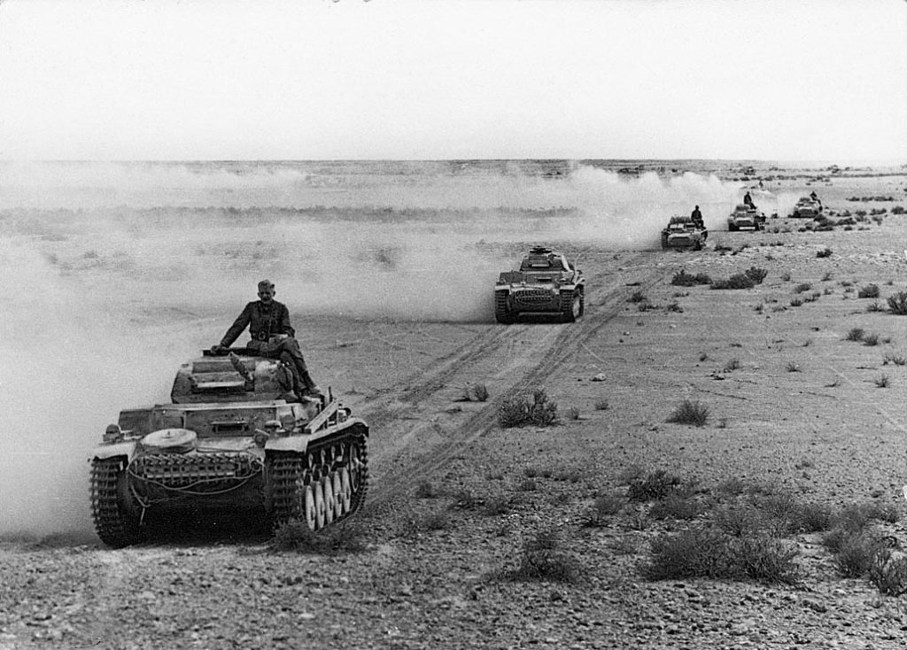 German Panzers IIs in North Africa